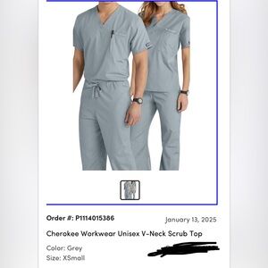 Unisex Scrub Top